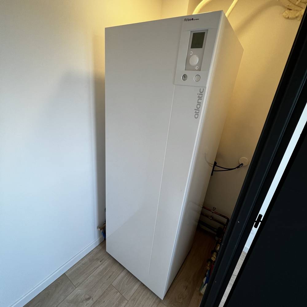 Installation PAC Air-Eau Atlantic